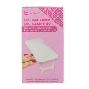 b color Mini Gel Lamp Gel Nail Polish Lamp Requires 3 AAA batteries (not incl)